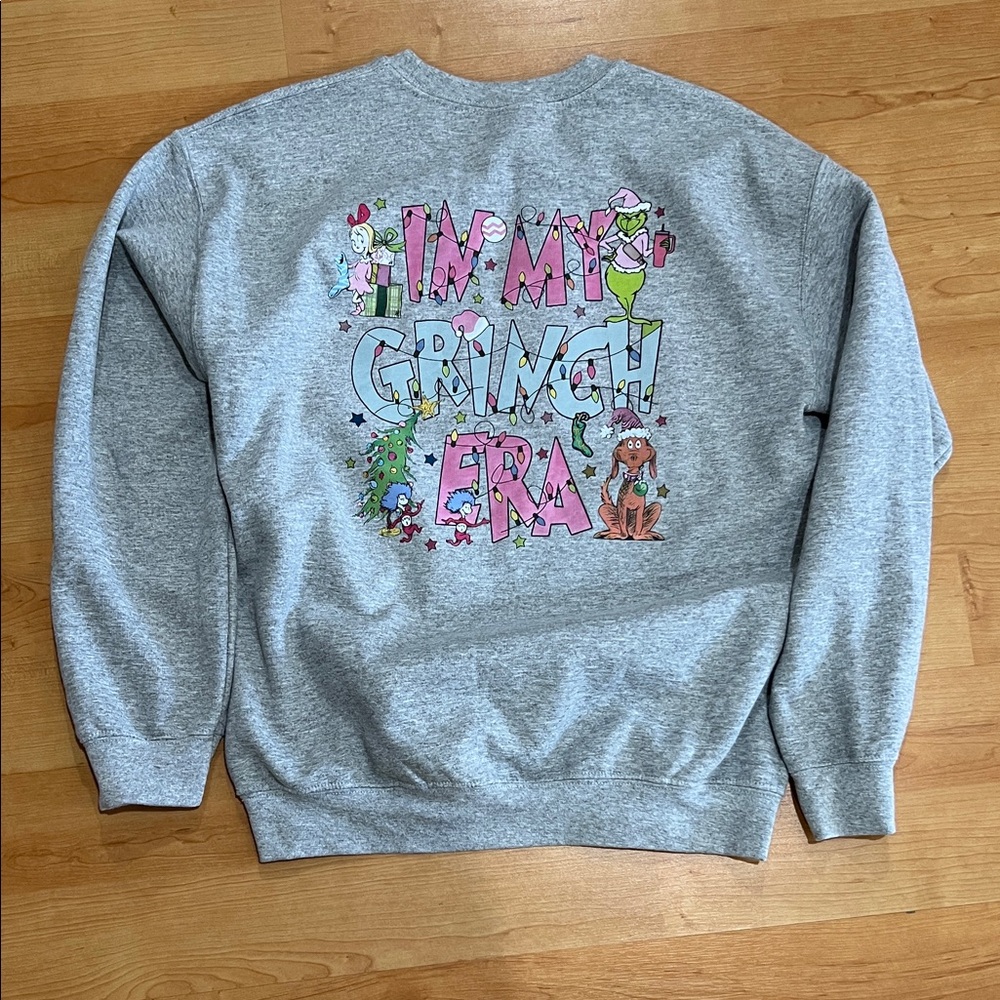 Grinch In My Grinch Era Women's Sweater. Excellent condition.